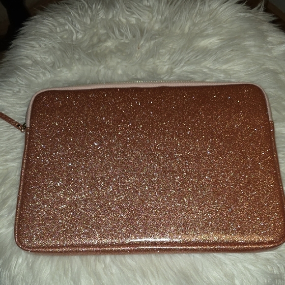 Kate Spade Sparkling Rose Gold Tablet Sleeve - Picture 3 of 6